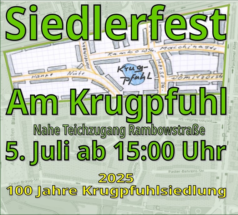 Sommerfest 100 Jahre Krugpfuhl-Siedlung