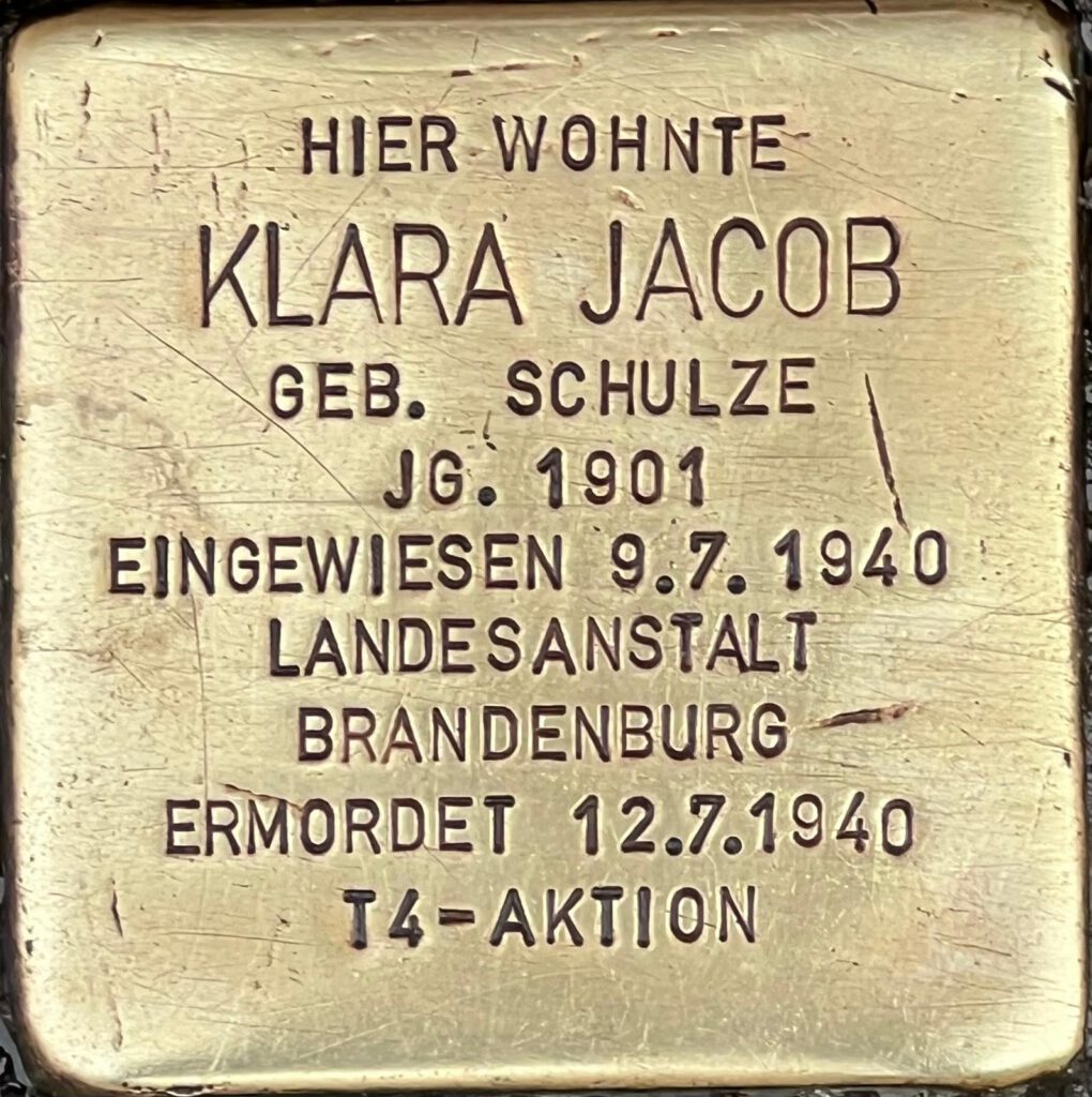 Stolpersteinführung in Neubritz