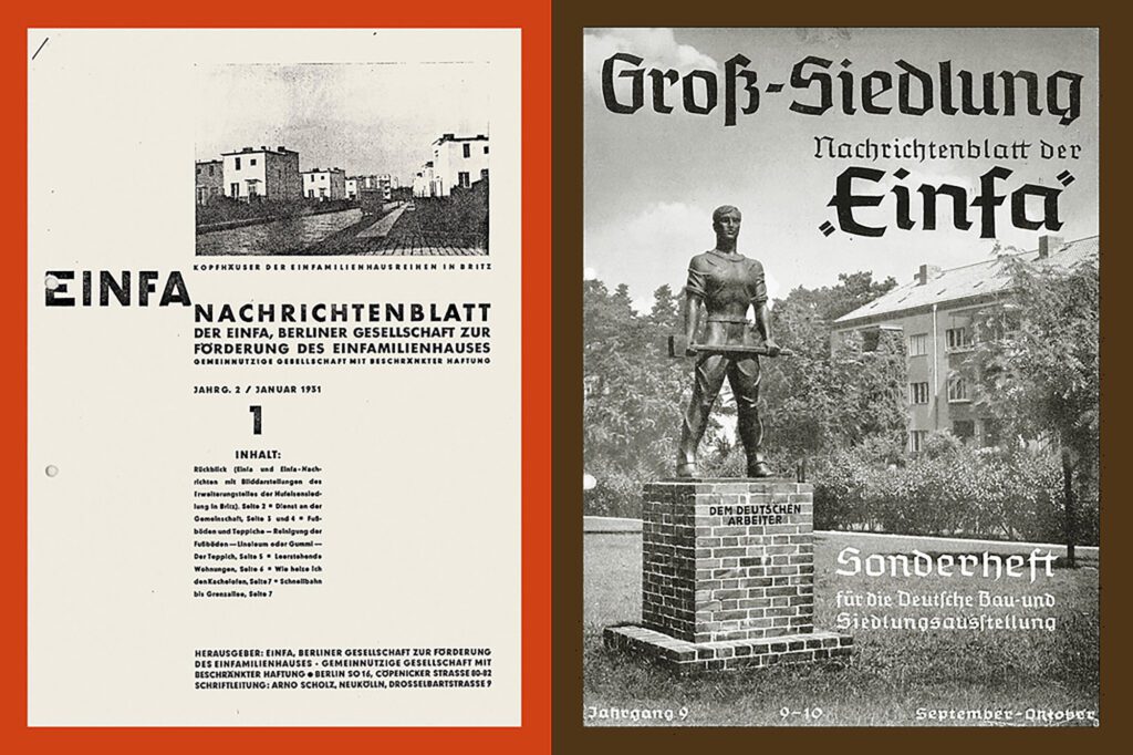 Sonderausstellung „Von Gestaltungsvorschlägen zur NS-Propaganda – Die Mietermagazine von EINFA und GEHAG 1930–1939“