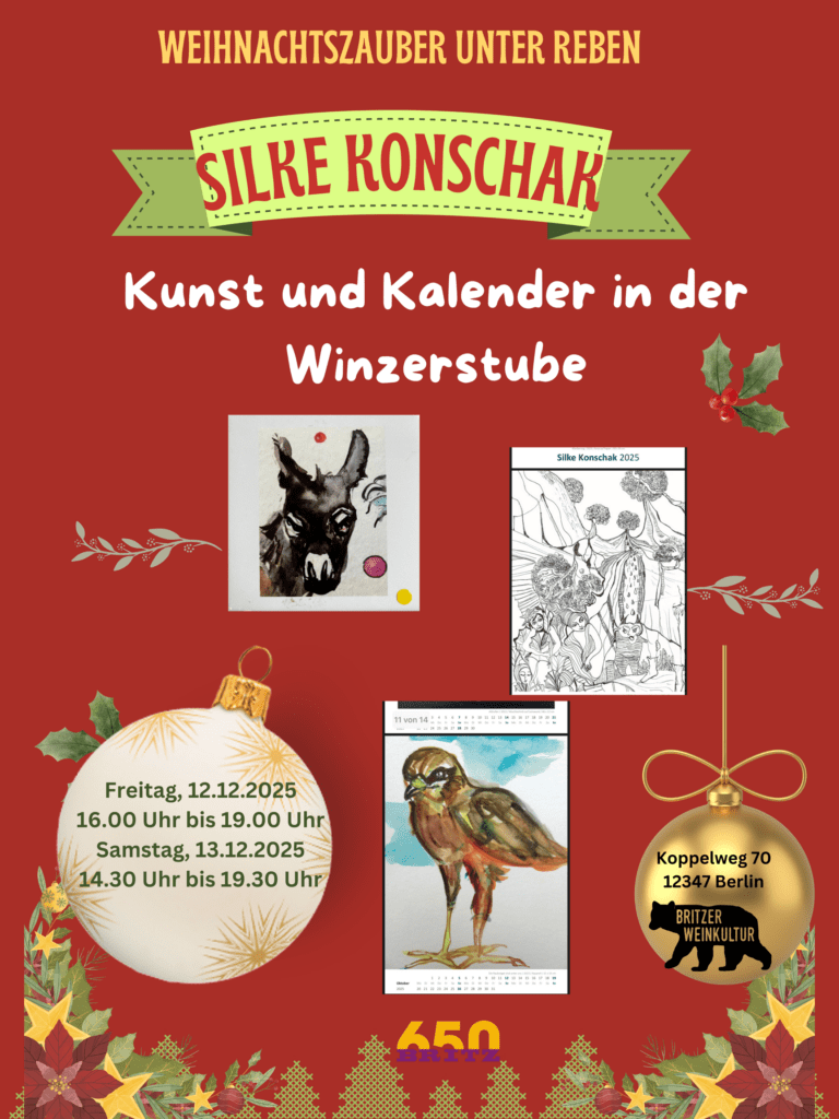 Weihnachtszauber unter Reben